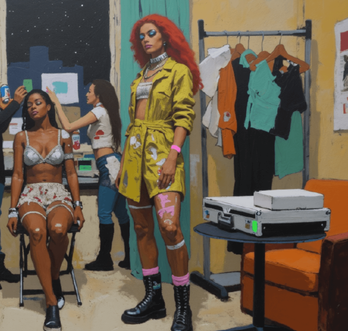 DIGITALAX Global Models Syndicate — Midnight backstage