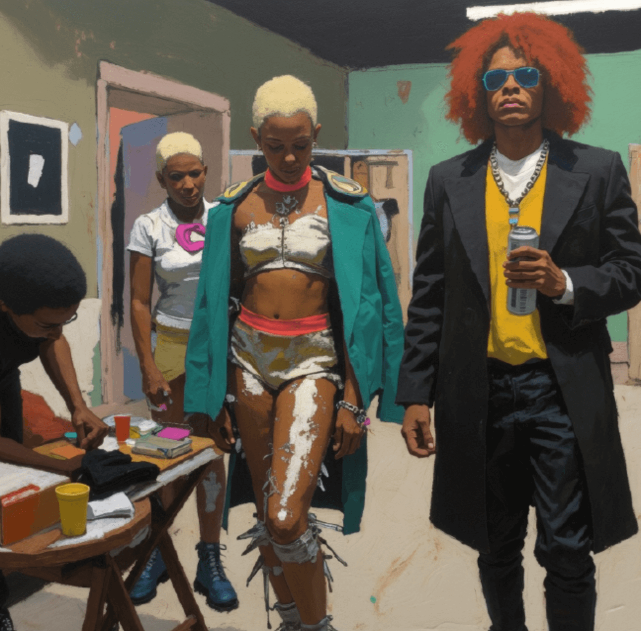 DIGITALAX Global Models Syndicate — Backstage styling