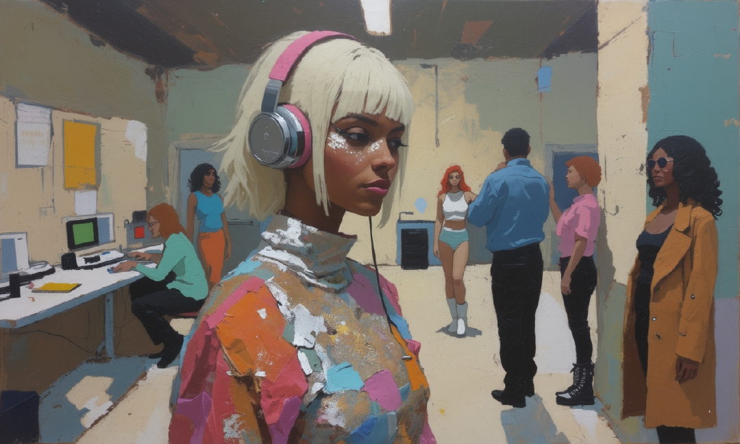 DIGITALAX Global Models Syndicate — Headphone session